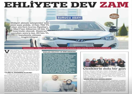 Ulusal ve Yerel Basında Vatandaşlarımızı Bilgilendirmek Üzere Röportaj Yaptık